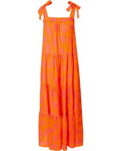 Dlouhé šaty Frnch Paris oranžová