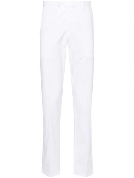 Pantaloni di cotone Boglioli bianco