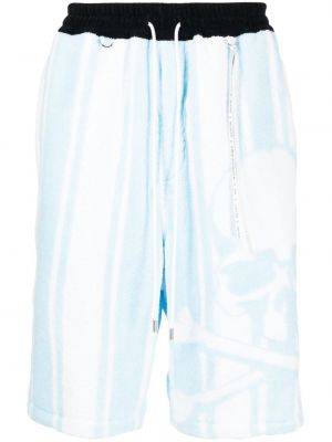 Mustriline triibuline fliisist lühikesed püksid Mastermind World
