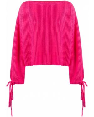 Jersey con cordones de tela jersey Msgm rosa