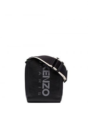 Чанта с принт Kenzo черно
