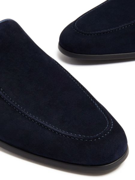 Loafers zamszowe Magnanni niebieskie