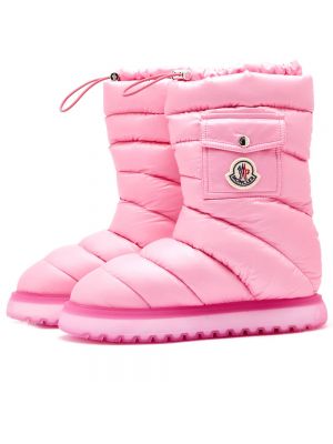 Ботинки с карманами Moncler розовые