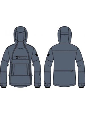 Smučarska jakna Alpine Pro siva