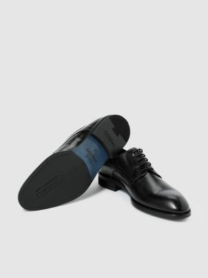 Кожаные туфли на шнуровке Luis Gonzalo черные