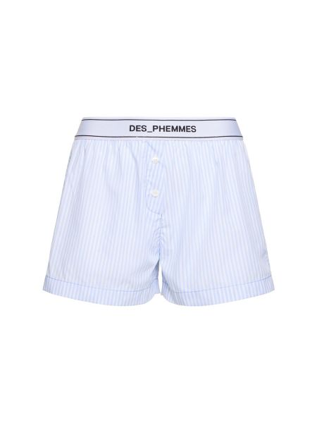Pantalones cortos a rayas oversized Des Phemmes