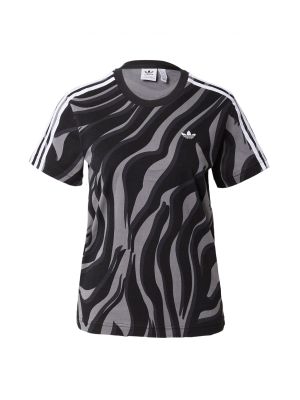 T-shirt con stampa animalier con fantasia astratta Adidas Originals