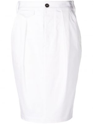 Falda de tubo ajustada Dsquared2 blanco