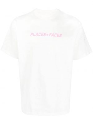 T-shirt Places+faces vit