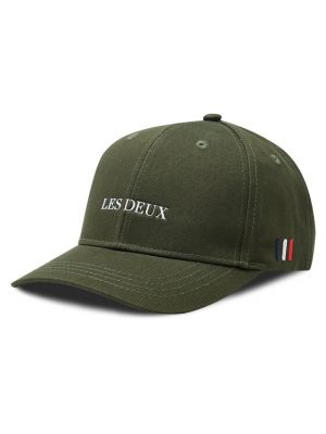 Kepurė su snapeliu Les Deux žalia