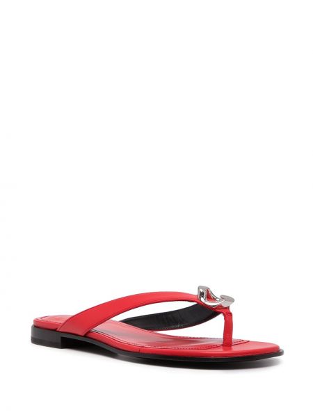 Sandalias con hebilla Givenchy rojo