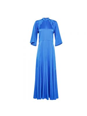 Sukienka długa Forte Forte niebieska