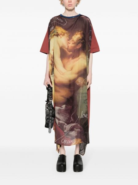 Šaty Vivienne Westwood hnědé