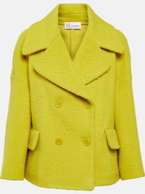 Chaqueta de lana Redvalentino amarillo