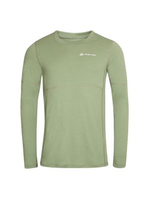 Μάλλινη μπλούζα από μαλλί merino παραλλαγής Alpine Pro πράσινο