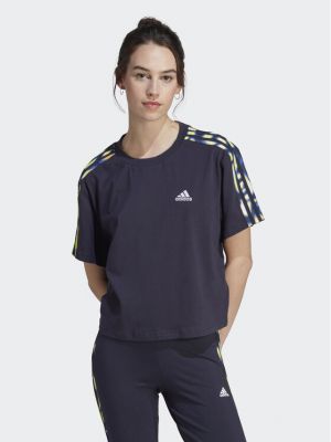 Tricou cu croială lejeră Adidas albastru