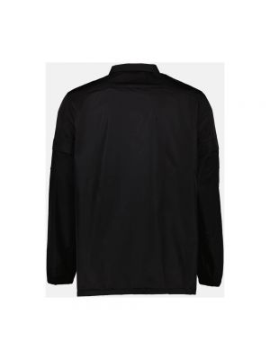 Chaqueta de camisa con cremallera con bolsillos Givenchy negro