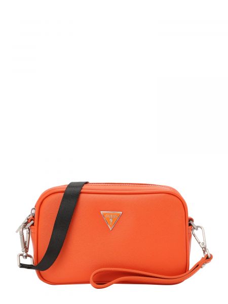 Чанта през рамо Guess оранжево