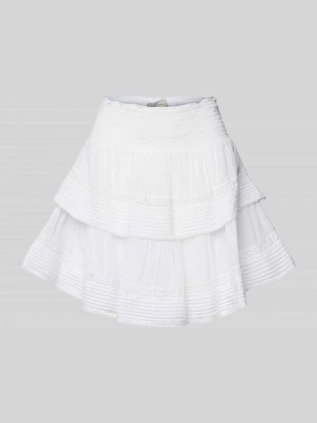 Rozkloszowana spódnica Neo Noir biała