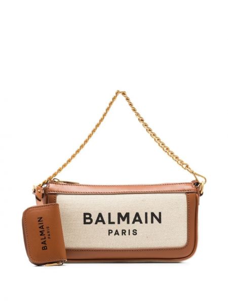 Τσάντα ώμου με σχέδιο Balmain