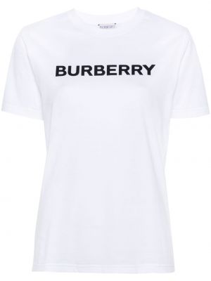 Памучна тениска с принт Burberry