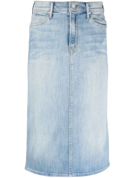 Spódnica jeansowa Mother - Niebieski