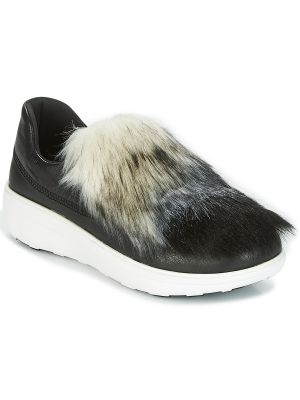 Pantofi loafer slip-on Fitflop negru
