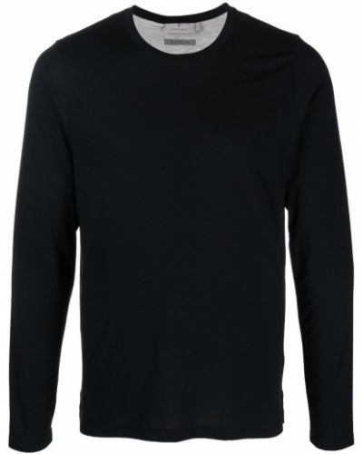 Jersey ajustado de tela jersey Canali negro