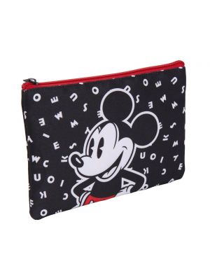 Чанта за козметика с принт Mickey черно