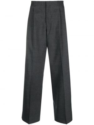 Pantalon en laine plissé Sunflower gris