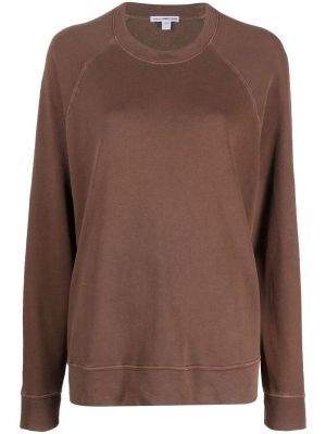 Pull col rond James Perse marron