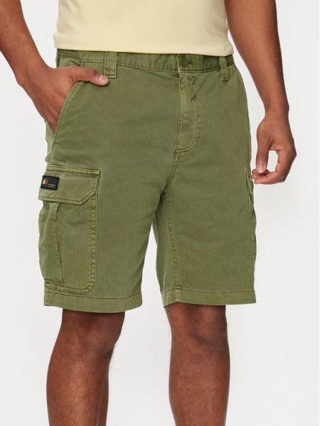Kratke traper hlače Tommy Jeans zelena