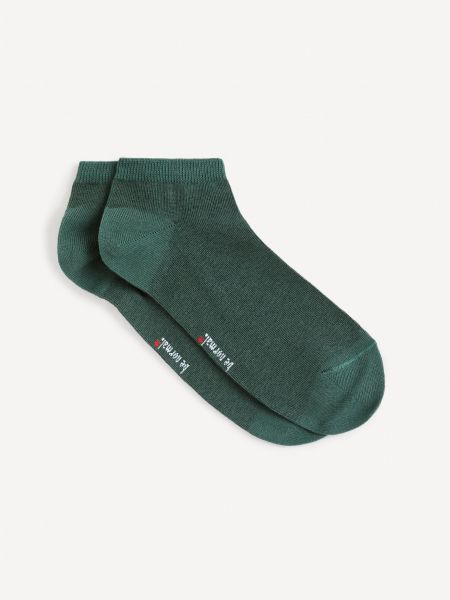 Zelené nízké ponožky Celio
