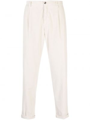 Pantaloni dritti di cotone Briglia 1949 beige
