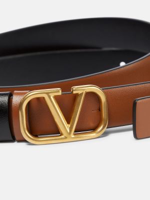 Двустранен кожаный колан Valentino Garavani