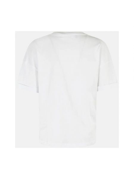 Camiseta manga corta de cuello redondo Federica Tosi blanco