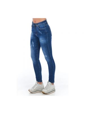 Skinny jeans Frankie Morello blau