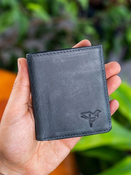 Retro kožená peněženka Garbalia černá