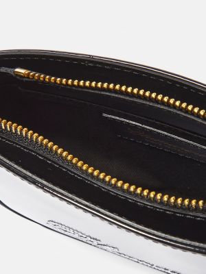 Lakovaná kožená kabelka Blumarine černá