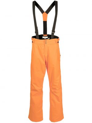 Rovné kalhoty s potiskem Rossignol oranžové