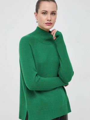 Sweter z kaszmiru Weekend Max Mara zielony