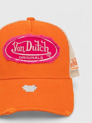 Kapa s šiltom Von Dutch oranžna