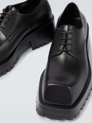 Pantofi derby din piele Balenciaga negru