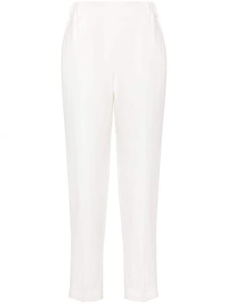 Pantalon taille haute slim Antonelli blanc