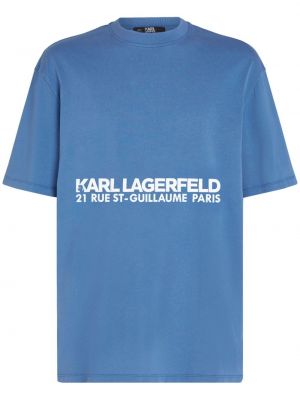 Pamut póló nyomtatás Karl Lagerfeld