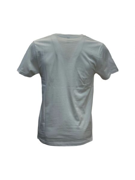 Koszulka bawełniana relaxed fit Moschino biała