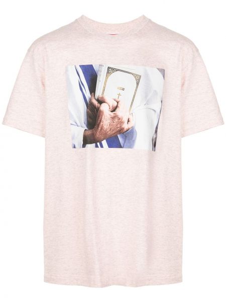 T-shirt Supreme rosa