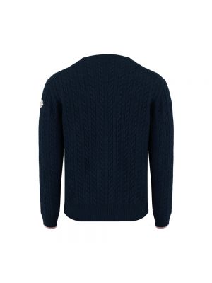 Maglione di lana di cachemire Moncler blu