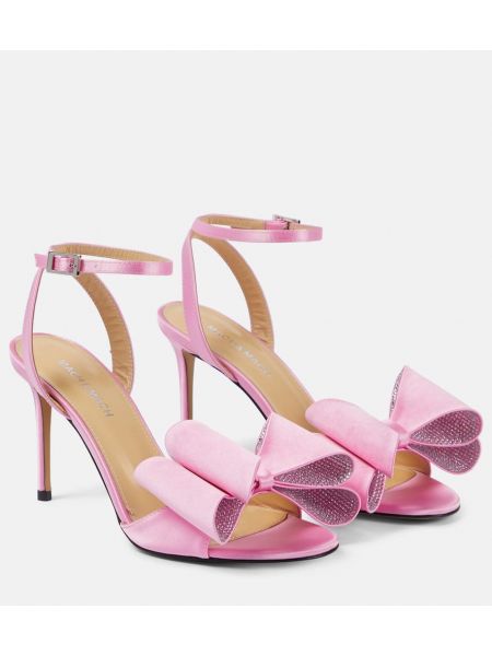 Satiinist sandaalid Mach & Mach roosa