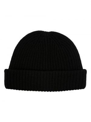 Кашмирена вълнена шапка Yves Salomon черно